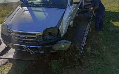 POLICÍA VIAL PEHUAJÓ: COLISIÓN POR ALCANCE