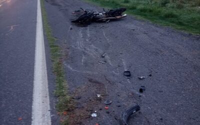Murió un vecino de Sansinena tras colisionar con su moto en Ruta 5 cerca de Pehuajó: