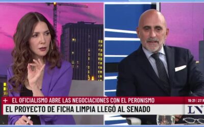 EL PEHUAJENSE GASTON MARRA ESTUVO HABLANDO SOBRE FICHA LIMPIA CON CRISTINA PEREZ EN LA NACION +
