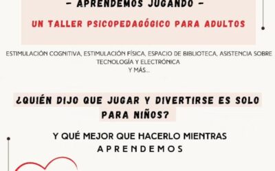Museo del Cine Pehuajó: Próximamente, los días lunes y miércoles de 18:30 a 20:30 horas, se dictará un taller psicopedagógico para adultos en el Museo