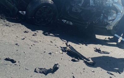 LLAMADO DE BOMBEROS VOLUNTARIOS PEHUAJÓ: COLISIÓN EN RUTA 5 KM 375. LA MISMA FUE ENTRE UNA CAMIONETA Y UN CAMIÓN