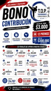 Taekwondo Olímpico Pehuajó: Ya está disponible nuestro Bono Contribución! Y hoy lo sorteamos a las 11 en Radio Magica Pehuajó
