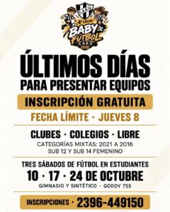 Cuarta edición del Baby futbol en Estudiantes